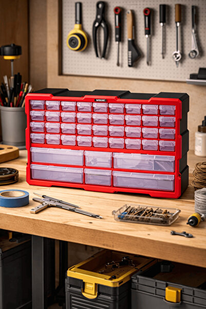 Alezy Super-Bag ASR-6017 Monoblok 46 Çekmeceli Organizer Seti