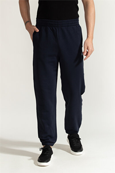 Calvin Klein Eu 350Terry Monogram Jogger Erkek Eşofman Altı Lacivert