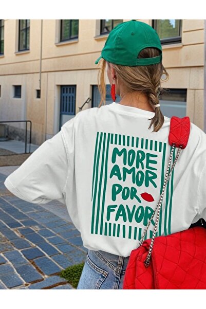 Lario Lariowomen's More Amor Printed Cotton Oversize T-Shirt