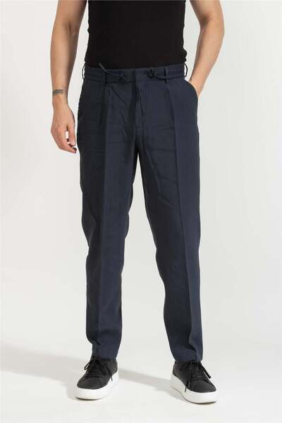 BOSS Erkek Chino Pantolon Mavi