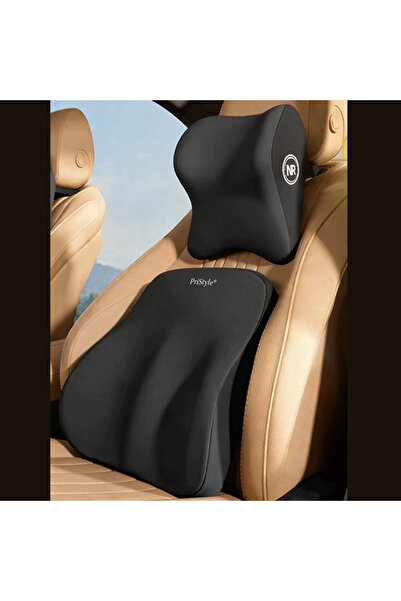 PriStyle Σετ 2 Εργονομικών Μαξιλαριών Καθισμάτων Αυτοκινήτου, Αφρός Μνήμης, Σ...