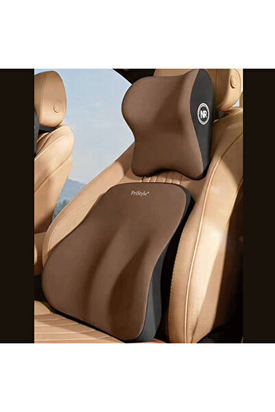 PriStyle Σετ 2 Εργονομικών Μαξιλαριών Καθισμάτων Αυτοκινήτου, Αφρός Μνήμης, Σ...
