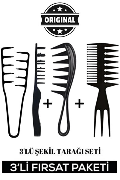 HİROS'H Γνήσιο Miraculous Comb and Styling Σετ 3 τεμαχίων