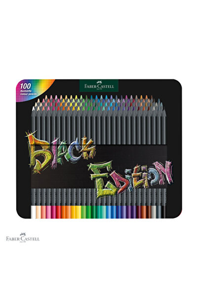 Faber Castell Set de 100 de creioane colorate Faber-Castell Black Edition, cu...