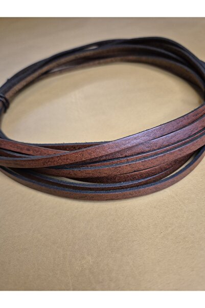 Nemma Deri Deri Biye Kayış 2.5 mm x 5 mm (5 Metre) Dana Vaketa
