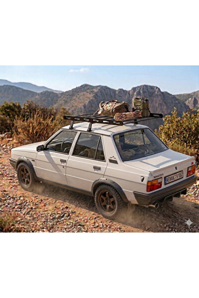 Yerli Renault R9 Broadway 1985-1999 Uyumlu 6 Oluklu Tavan Sepeti - Sedan Kasa