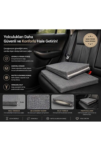MİRALAY Μαξιλάρι πλήρωσης και εξισορρόπησης πίσω καθισμάτων αυτοκινήτου - 40 ...