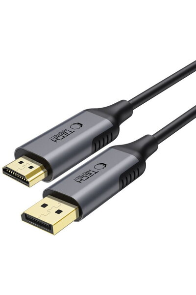 Tech-Protect Cablu UltraBoost DisplayPort la HDMI 2.0 4K 60Hz 200cm Negru