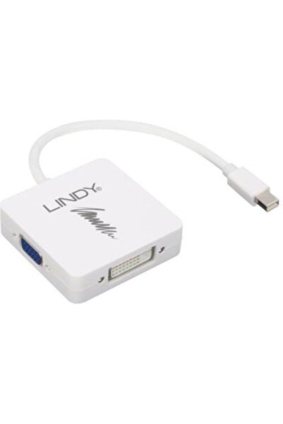 LİNDY 41035 adaptor cablu video 0,2 m Alb