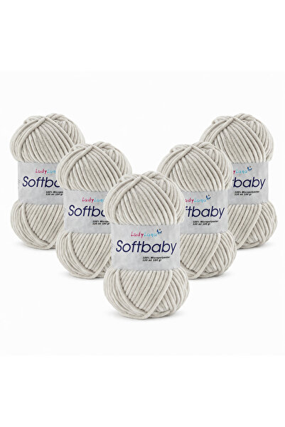 Ladylana SoftBaby (Βελούδινο) Νήμα για πλέξιμο στο χέρι (5 Γιούμακ) 509 ΕΛΕΦΑ...