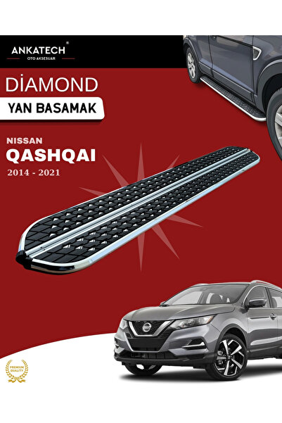 ANKATECH Nissan Qashqai 2 Diamond Krom Yan Basamak 173 Cm 2014-2021