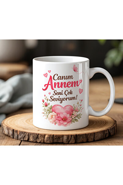 BB TRADE Special for Mother's Day: My Dear Mom Printed Ceramic Mug, 3330ml