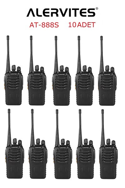 ZASTONE ALERVİTES AT-888S 10 ADET EL TELSİZİ 2026 MODEL TYPE-C