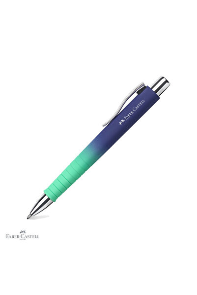 Faber Castell Pix Faber-Castell Flow Poly Ball XB cu mecanism, gradient albas...