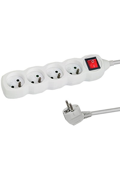 ESPERANZA 4 SOCKETS 1.5M WHITE