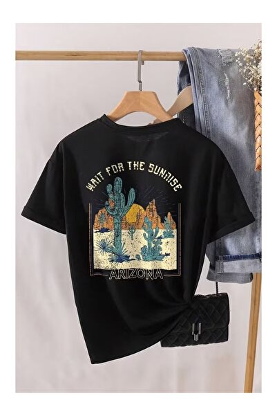 ZİYMO Arizona Printed Unisex Oversize T-Shirt