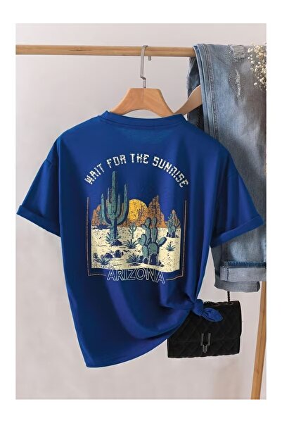 ZİYMO Μπλουζάκι Unisex Oversize με στάμπα Αριζόνα