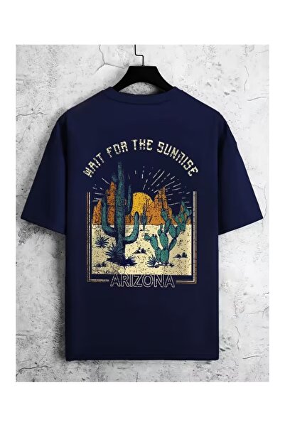 ZİYMO Μπλουζάκι Unisex Oversize με στάμπα Αριζόνα