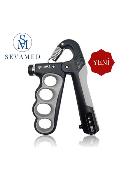 Sevamed Medikal Professional Hand Spring with Counter Hand Wrist Exerciser Spring Developer for Muscle 100kg Hand Spring