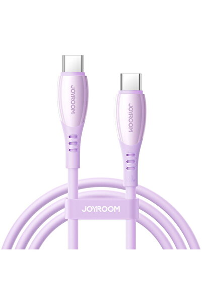 Joyroom S-A59 Vibrant Series 60W USB-C - USB-C Cable 1.2m - Purple