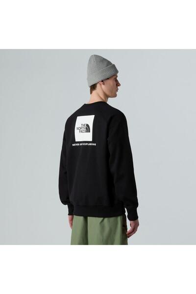 THE NORTH FACE M RAGLAN BOX NSE REGULAR CREW Erkek Sweatshirt NF0A89FAJK31 Si...
