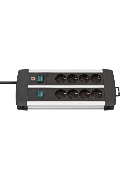 Brennenstuhl Premium-Alu-Line Technik - 8 porturi