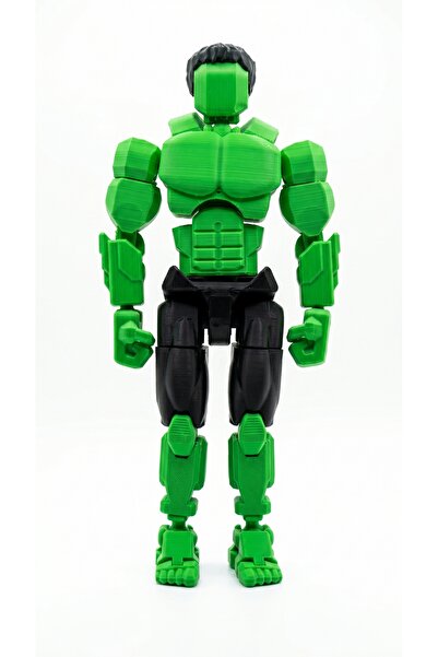 NBShop Hulk Dummy13 Aksiyon Figür Robot - Tüm Eklemleri Hareketli - 20cm - Yeşil