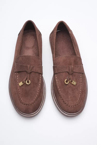 Zerenyus Braga Premium Daily Bitter Brown Suede Loafer