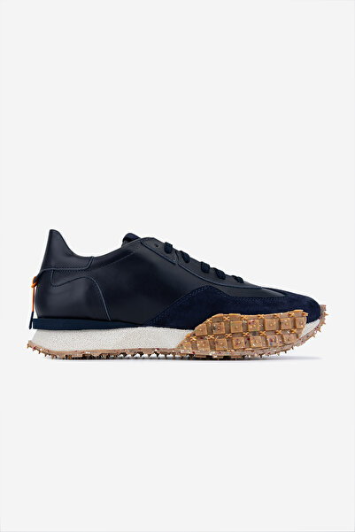 Valmenti Erkek Hakiki Deri Lacivert Sneakers & Spor Ayakkabı
