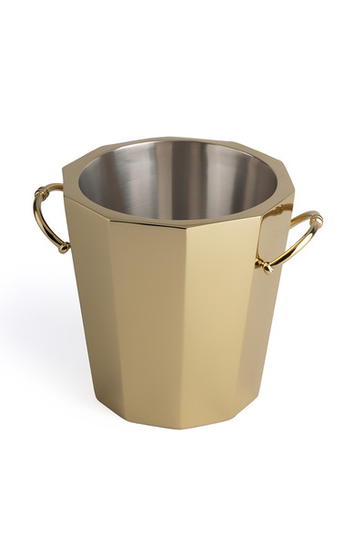 Lucky Art Gold Paslanmaz Çelik Dekoratif Buz Kovası 24 cm