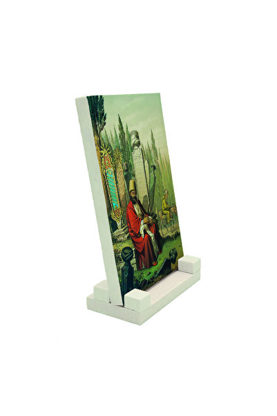 Sadrazam Εκτυπωμένη πέτρινη επιφάνεια γραφείου με ζωγραφική του Οθωμανικού Νε...