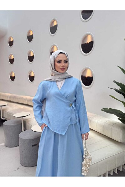 Moda Krash ΚΡΟΒΑΖΕ ΚΑΛΟΚΑΙΡΙΝΟ ΣΕΤ ΜΕ ΦΟΥΣΤΑ ΑΠΟ ΜΟΝΤΑΛ