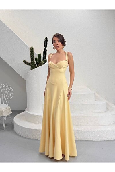 D'RECCY ΓΥΝΑΙΚΕΙΟ ΚΟΜΨΟ ΜΑΚΡΥ ΒΡΑΔΙΝΟ ΦΟΡΕΜΑ ΜΕ ΤΙΡΑΝΤΕΣ, ΑΝΟΙΧΤΟ ΚΟΡΣΕΤ, ΔΑΝ...