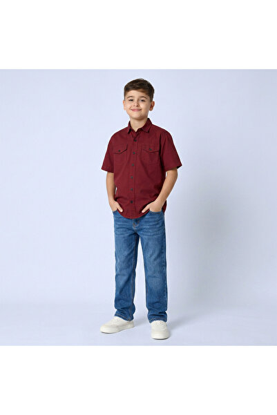 GSCO FASHION Fashionable and Stylish Boys' Gabardine Shirt