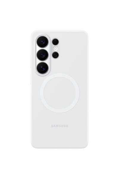 Samsung Husă de protecție pentru Galaxy S26 Ultra, Silicon Magnetic, Albă