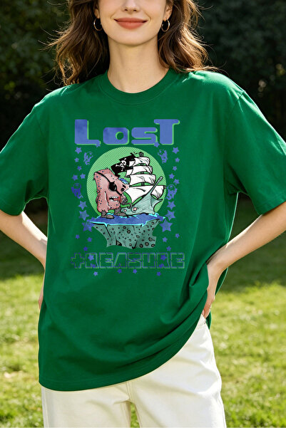 Arabest Womens T Shirts Lost Pirate Ship Island Graphic Print Casual Style
