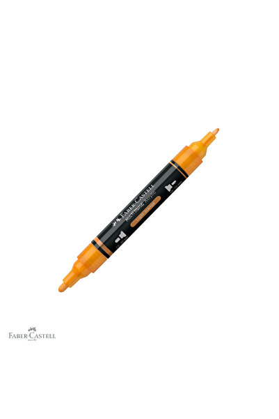 Faber Castell Marker acrilic Faber-Castell Multimark, culoare portocaliu desc...