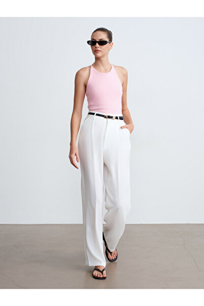 Dilvin 21051 Κορδόνι λαιμού Halter-Top Dusty Pink