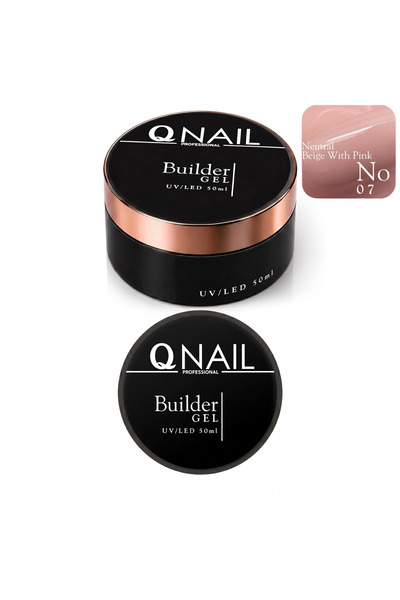 QNAİL PROFESSİONAL Builder Gel 50 ml Protez Tırnak Jeli UV LED Uzatma Güçlend...