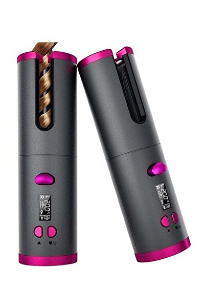 Arabest Cordless Auto Hair Curler, Lcd Display, 6 Adjustable Heat Levels, Fas...