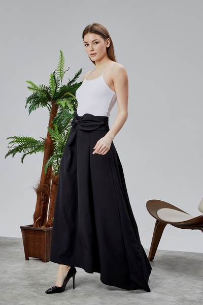 sehatex Φούστα κρεπ με επένδυση