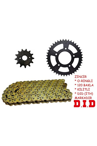 SEVGENT Cf Moto Nk-Sr250 Ön-Arka Dişli Zincir Set O-Ringli 42-13T 520Hv 120L ...
