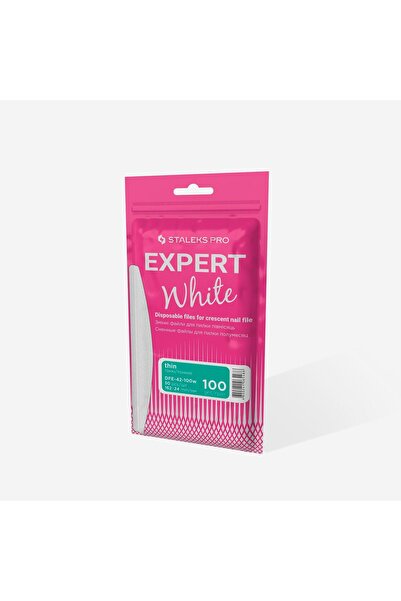 Gökkuşağı DFE-42-100W EXPERT 42 شفرات بديلة بيضاء لجهاز تنظيف الأظافر، 100 GR...