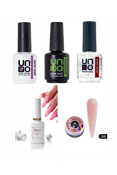 Fontenay Kalıcı Oje Set 1 ( Top + Base Coat + Primer 12ml) + Blooming Jel 15m...
