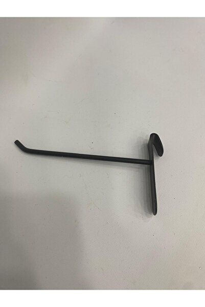 özlüce raf 10 lu Adet Tele Geçme Kanca Çubuk 15cm Siyah