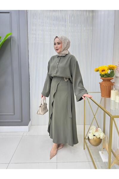 GK Σετ με διπλό μανίκι και φούστα από ύφασμα Modal