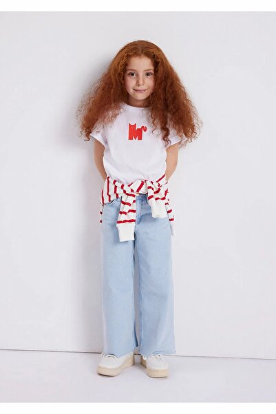 Mavi Girl's Lory Bleached Denim Jean 7010036-84473-Std