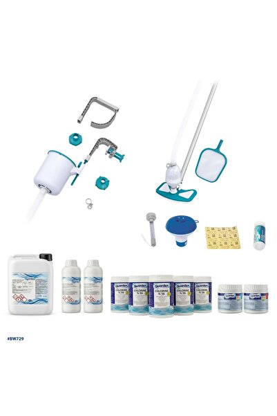 BESTWAY İntex Havuzlarla Uyumlu Büyük Prefabrik Havuzlar İçin Full Havuz Temi...