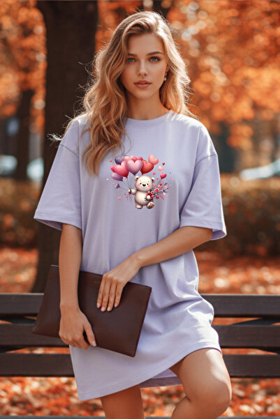 Pink Sky Γυναικείο μπλουζάκι με κοντό μανίκι και λαιμόκοψη, μεγάλο μέγεθος, ν...