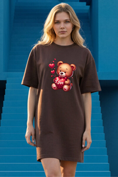 Pink Sky Plus Size Women Short Sleeve Crew Neck T-Shirt Dress Nightgown Comfy...